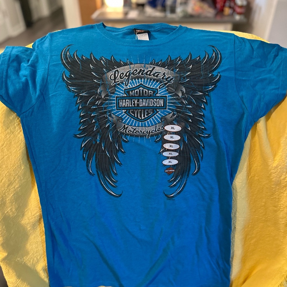 Harley-Davidson Turquoise Winged Graphic Tee